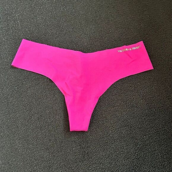 VS Victoria Secret fuchsia thong string bottom panty women’s M new - Picture 6 of 6